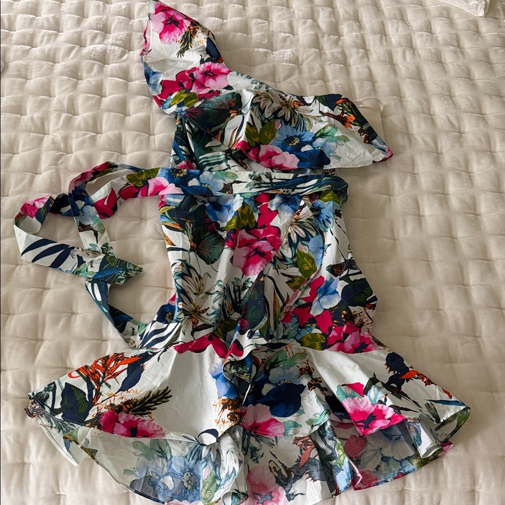 Boston proper one shoulder dress